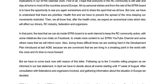Informação EFRA